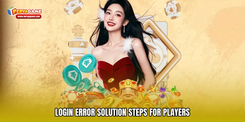 Login Error Solution Steps for Players